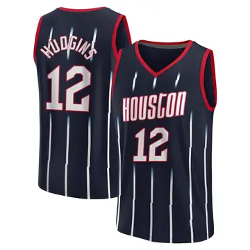 Trevor Hudgins Houston Rockets 12 Red Jersey 2022-23 Icon Edition Swingman  - Bluefink